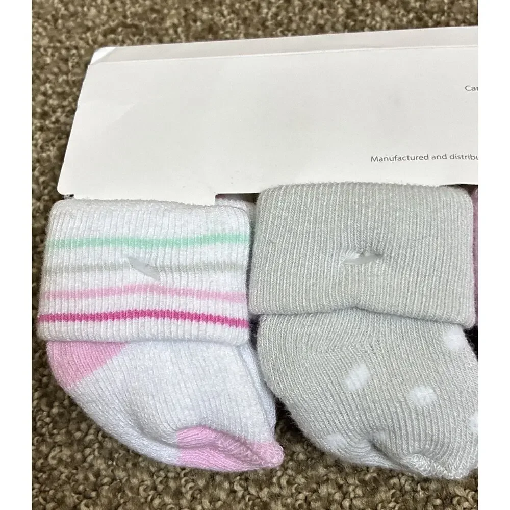 New Hudson Baby 0-3 mth 12 pairs Unicorn & Rainbow Pattern socks